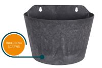 Wallhanger Claire noir D24x16 H18