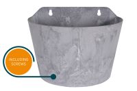 Wallhanger Claire gris D24x16 H18