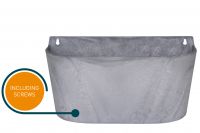 Wallhanger Claire gris D38x17 H20