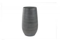 Pot élevé Esra graphite D18 H30