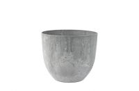 Pot Bola gris D28 H24