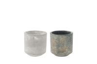 Caisse pot Saar couleur D46x35 H24 assortiment de 2