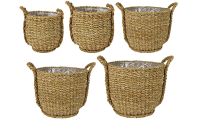 Pot jeu de 5 Ray naturel D40 H35