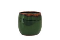 Pot Charlotte vert D19 H16