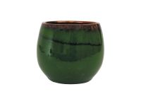 Pot Charlotte vert D23 H20