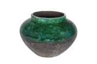 Cruche Lindy green black D28 H20