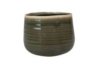 Pot Iris gris mousse D21 H17