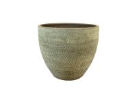 Pot Rinca shiny green D21 H19