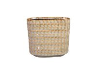 Planter Stian soft jade D26x13 H24