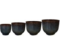 Pot jeu de 4 Maestro purple rain D55 H47