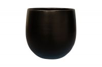 Pot Isabel noir D22 H20