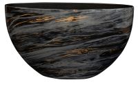 Planter Niene marble black D59x26 H35