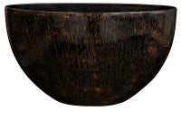 Planter Niene black gold D59x26 H35