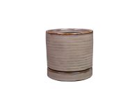 Pot+plat Lana deep purple D10 H10