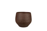 Pot Norell velvet brown D16 H13
