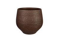 Pot Norell velvet brown D27 H25