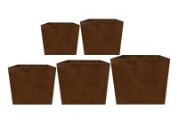 Pot jeu de 5 Maud rouille D52 H48