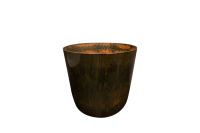 Pot Palermo marble brown D23 H22