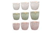 Pallet pot jeu de 3 Tulipa couleur D106x114 H75 assortiment de 3