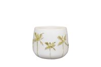 Pot Palm blanc D19 H15
