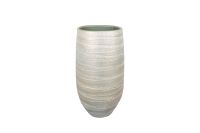 Pot élevé Joyce shiny olive D18 H30