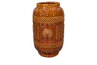 Pot élevé Aztec corail D19 H31