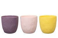 Pot jeu de 4 Layla couleur D14 H13 assortiment de 3