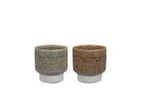 Caisse pot Shanti 112pc couleur D54x33 H33 assortiment de 3