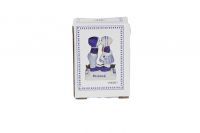 Coffret cadeau Kissing couple bleu D6x3 H8