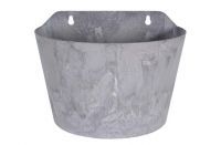 Wallhanger Claire gris D24x16 H18