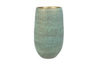 Pot élevé Ryan shiny blue D18 H30