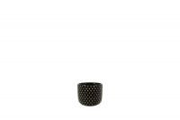 Pot Bolino shiny black D8 H8 