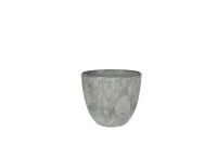 Pot Bola gris D17 H15