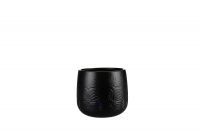 Pot Sytse matt noir D15 H13