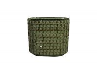 Planter Stian moss green D26x13 H24