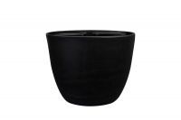 Planter Norell noir D29x15 H26