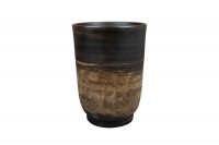 Pot élevé Aico shiny brown D20 H30