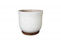 Pot Jayla blanc D22 H20