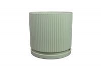 Pot+plat Siebe mint D21 H20