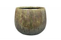 Pot Odile vert D24 H19