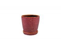 Pot+plat Vivi cherry D11 H12