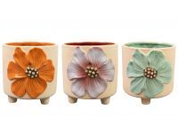 Pot Aisha couleur D15x14 H14 assortiment de 3