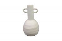 Vase Tisha blanc D18 H31
