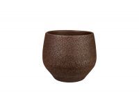 Pot Norell velvet brown D19 H16