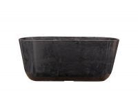 Planter Palermo marble grey D35x16 H15