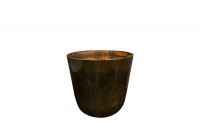 Pot Palermo marble brown D21 H19