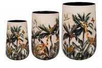 Vase jeu de 3 Safari dream D20 H29