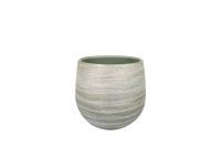 Pot Joyce shiny olive D15 H13