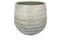 Pot Joyce shiny olive D36 H32