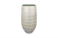 Pot élevé Joyce shiny olive D27 H50